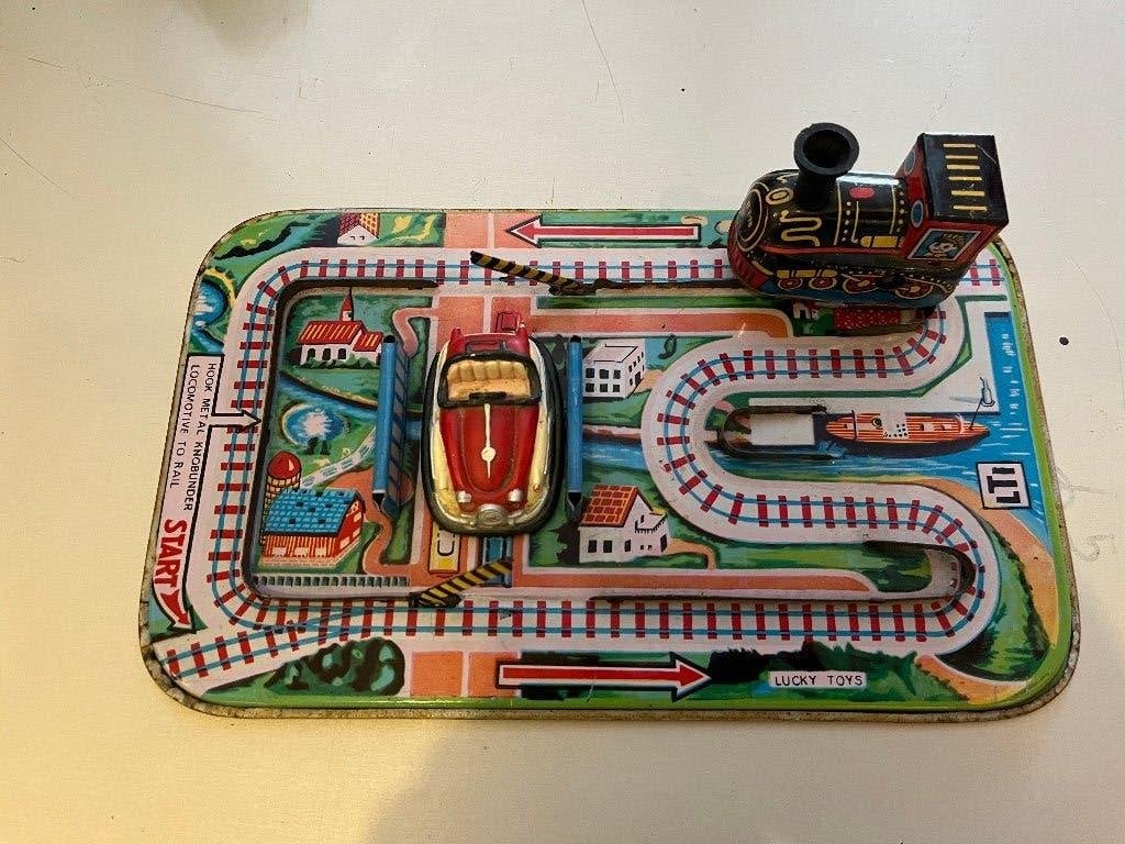 Circuit de train mécanique - Hook Metal Knobunder -, Antiek en Kunst, Ophalen