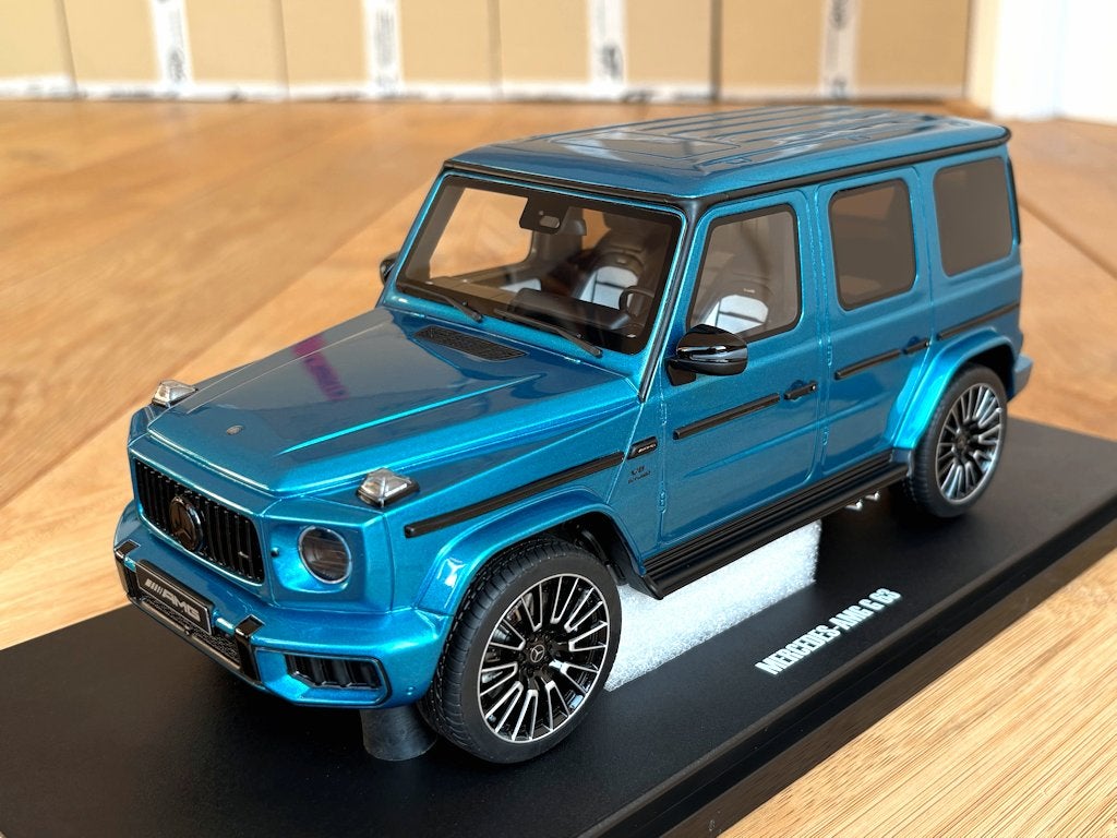 Mercedes G63 AMG blauw 1:18 GT Spirit GT925 nieuw in doos, Hobby & Loisirs créatifs, Voitures miniatures | 1:18, Enlèvement ou Envoi
