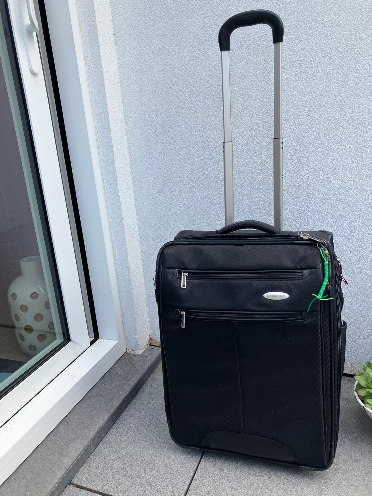 Valiesje van Samsonite, Ophalen, Gebruikt, Uitschuifbare handgreep