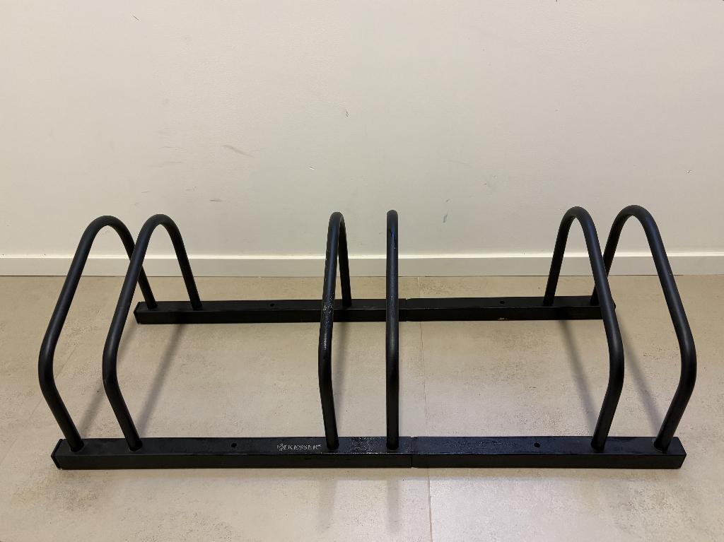 Fietsenrek voor 3 fietsen, Ophalen, Gebruikt