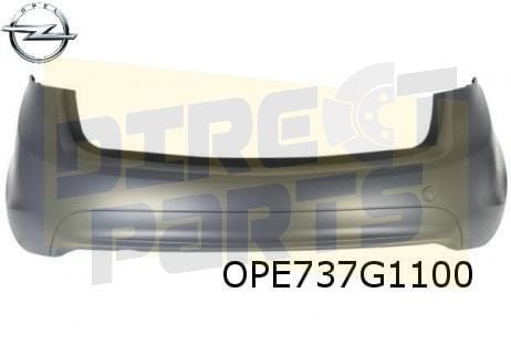 Opel Meriva B (8/10-) achterbumper  (te spuiten) Origineel!, -, Verzenden, -, Opel