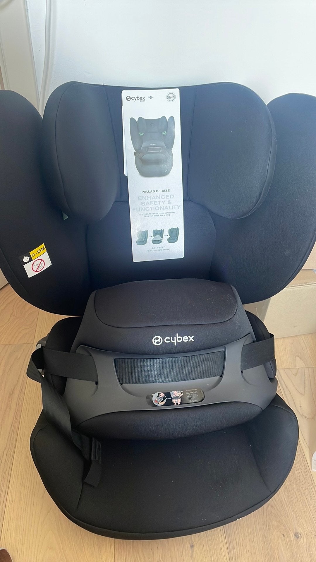 Kinderstoel nieuw, Kinderen en Baby's, Autostoeltjes, Autogordel of Isofix, 0 t/m 18 kg, Nieuw, Afneembare rugleuning