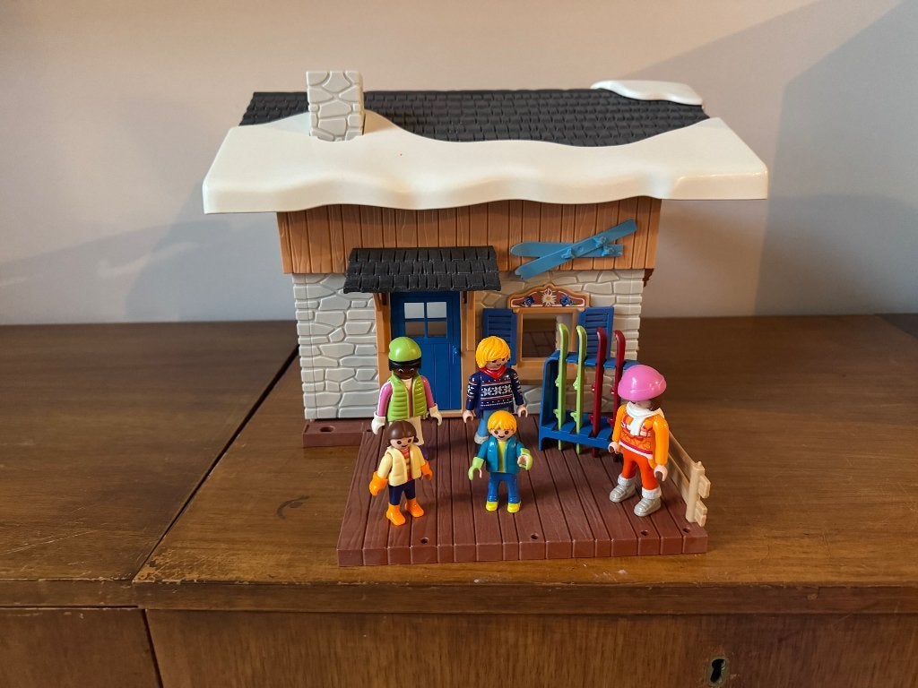 Playmobil skihut, Bâtiment, Family fun, Enlèvement, Utilisé
