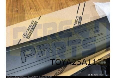 Toyota Pro-Ace (9/16-) achterbumper beschermlijst (tekst "Pr, -, Verzenden, -, Nieuw