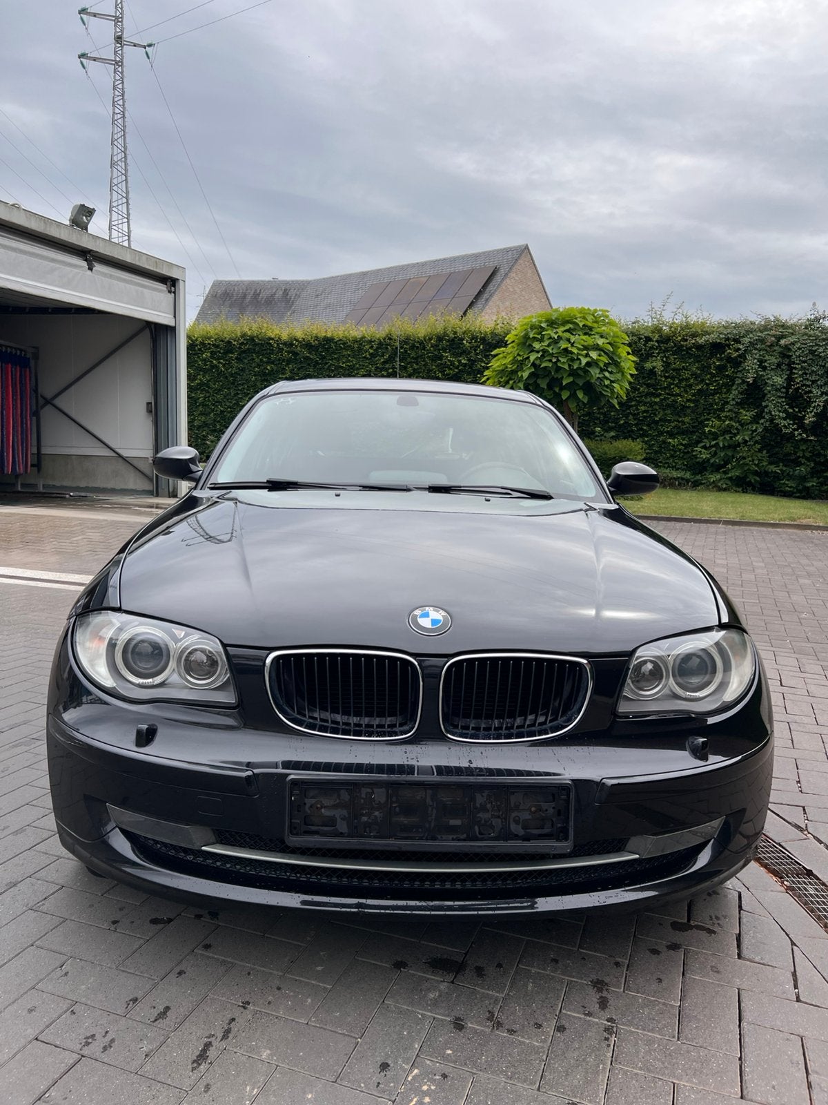 BMW 118d 2009 185000km, Auto's, 1 Reeks, 1995 cc, Zwart, 5 deurs