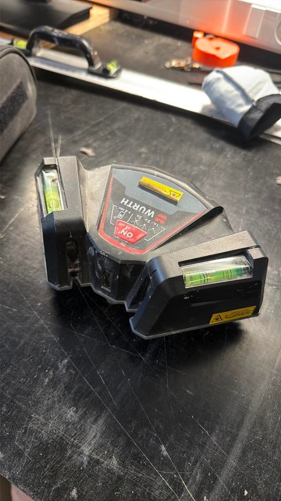 Würth tegellaser FLL13, Doe-het-zelf en Bouw, Ophalen, Gebruikt