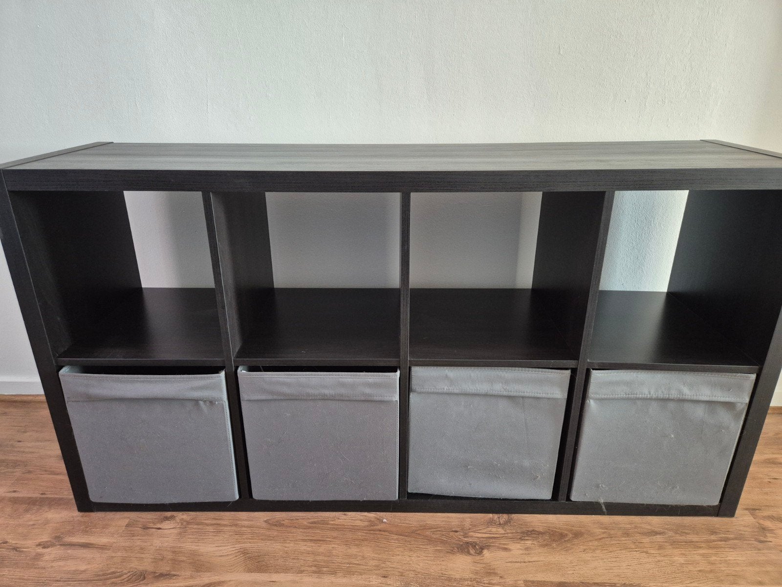 Ikea Kallax 2x4 Open Kast Zwartbruin, Maison & Meubles, Armoires | Bibliothèques, Enlèvement, Comme neuf
