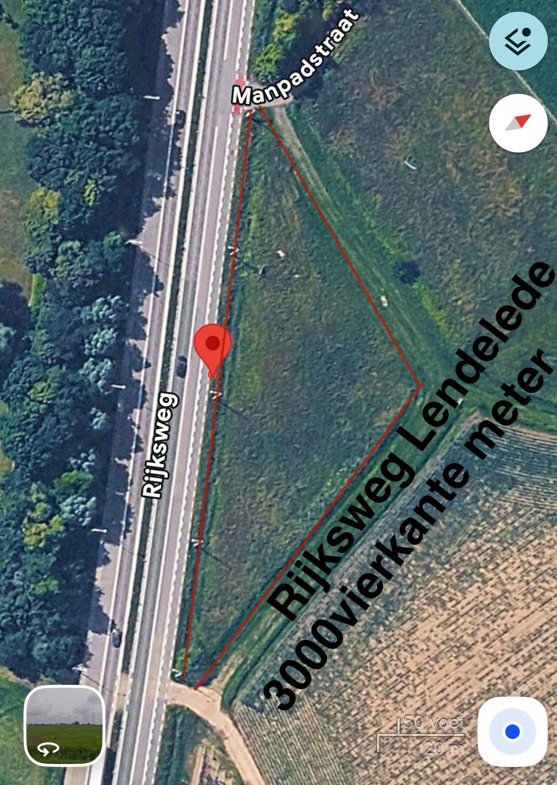 Landbouwgrond 3000 vierkante grond Lendelede, Immo