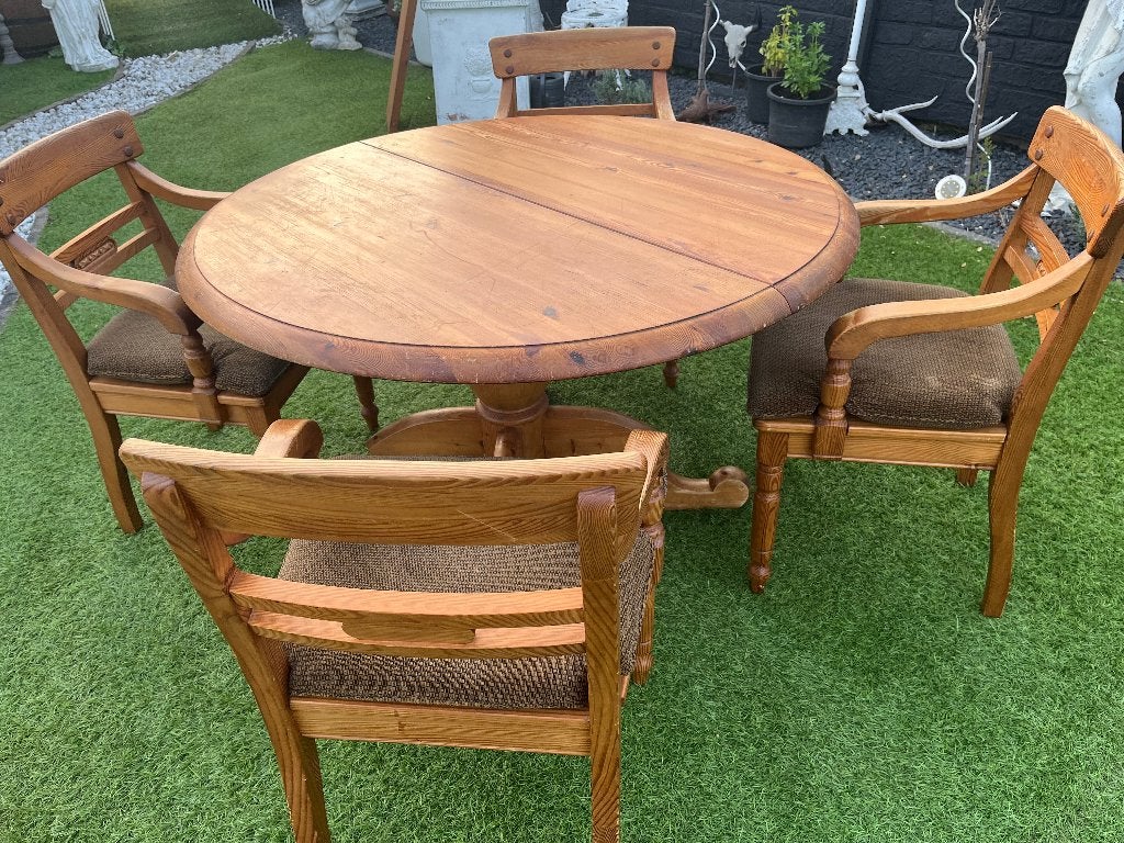 Table à manger avec chaises, 100 à 150 cm, Quatre personnes, 150 à 200 cm, Enlèvement