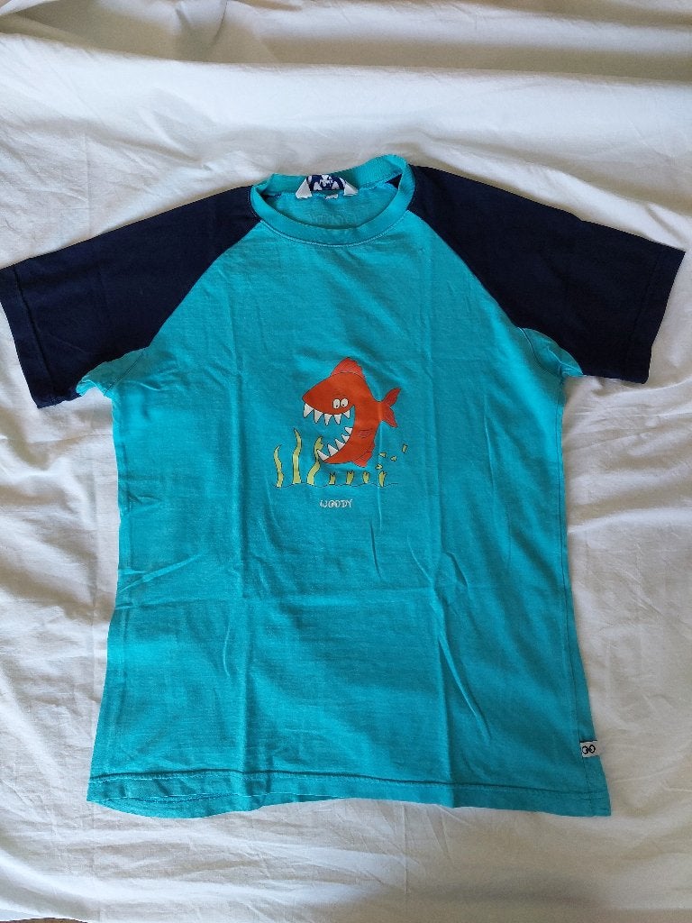 T-shirt Woody pyjama maat 152/12 jaar, Garçon ou Fille, Enlèvement ou Envoi, Vêtements de nuit ou Sous-vêtements, Utilisé