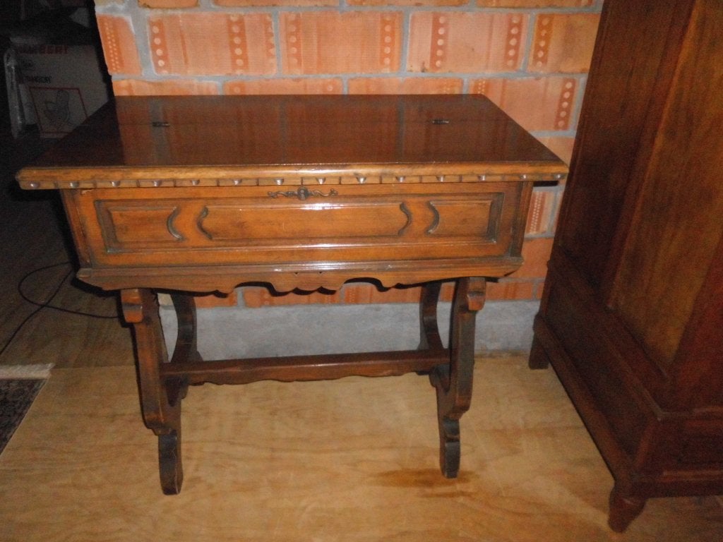 Antieke, massieve secretaire, Antiek en Kunst, Antiek | Meubels | Kasten, Ophalen