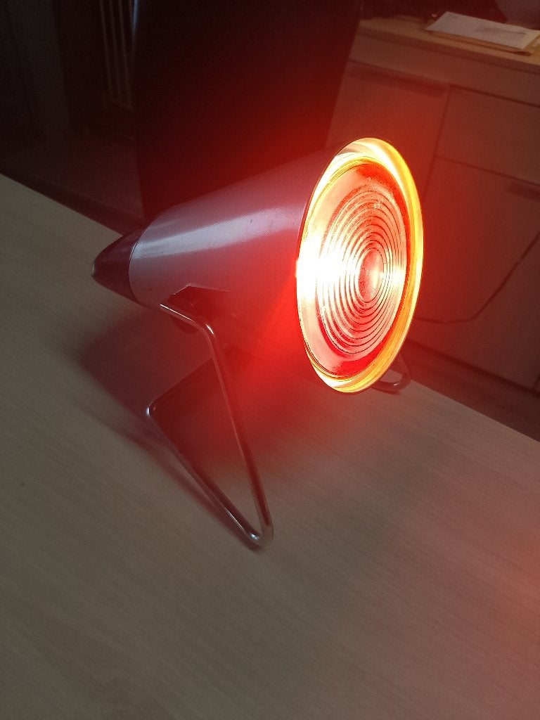 A vendre lampe infrarouge vintage, Enlèvement, Utilisé