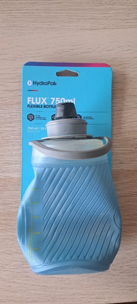 Gourde souple Hydrapak - système d'hydratation Flux 750 ml, Enlèvement, Neuf
