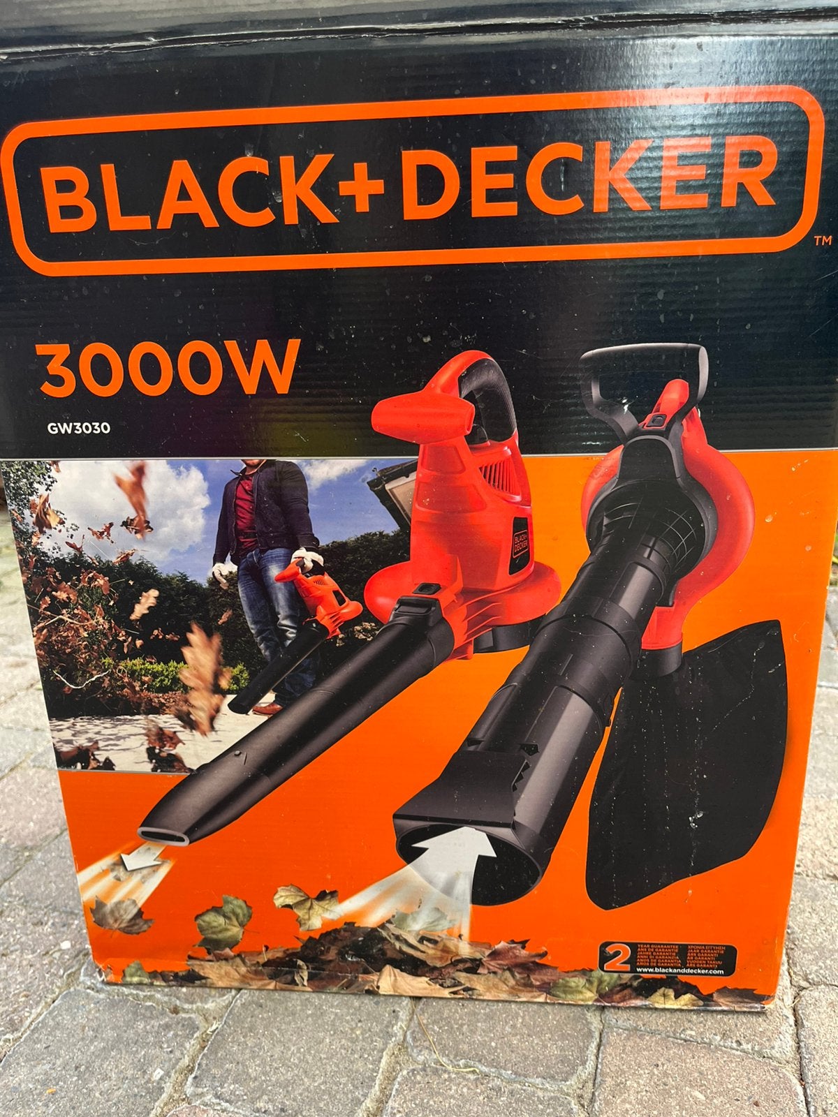 Black&Decker bladblazer, Tuin en Terras, Bladblazers, Ophalen, Gebruikt, Handgedragen, Met opvangzak