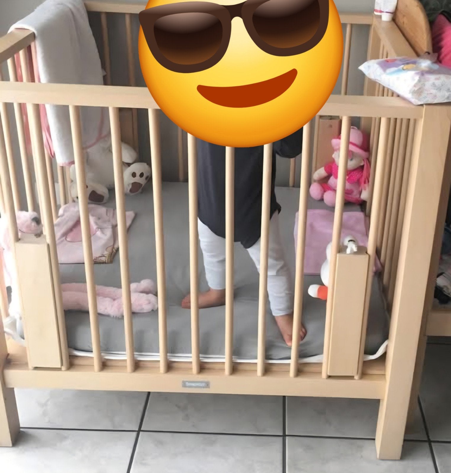 Parc en bois pour bébé ou tout-petit, Enfants & Bébés, Enlèvement, Comme neuf, Carré, Réglable en hauteur