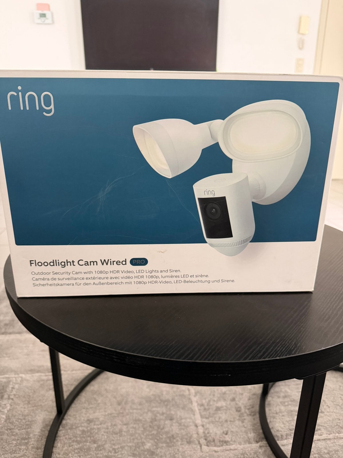Caméra Ring Floodlight Wired Pro, Enlèvement, Neuf, Caméra extérieure