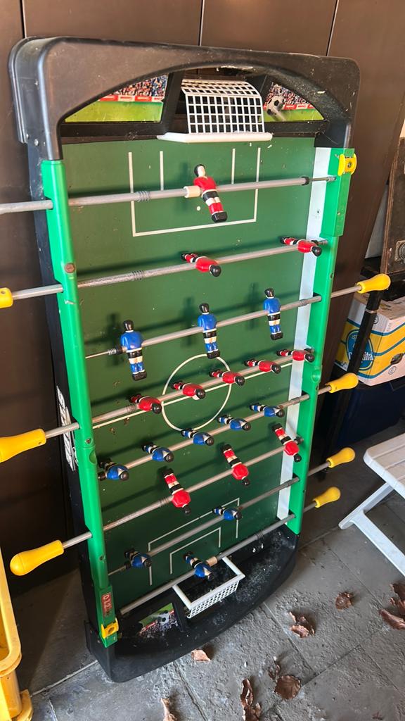 Voetbaltafel/kickertafel, Ophalen, Gebruikt