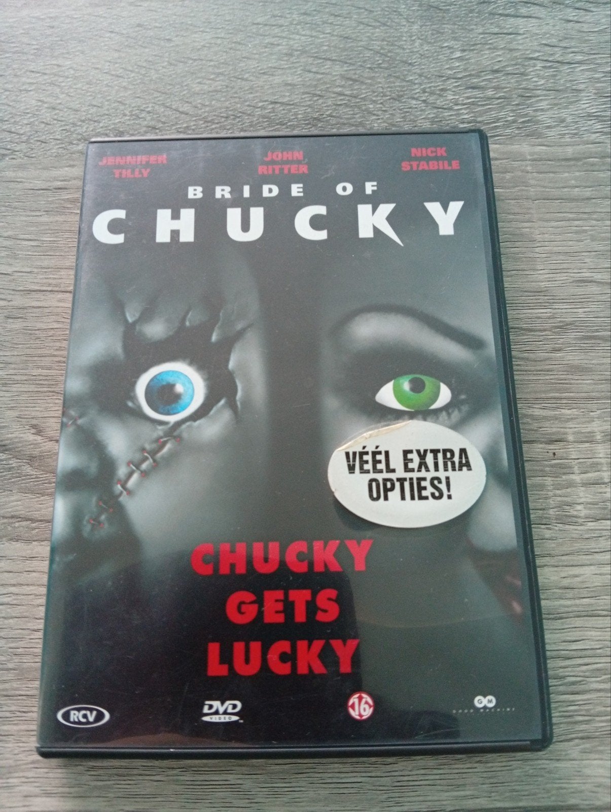 DVD d'horreur La Fiancée de Chucky Jennifer Tilly, Enlèvement ou Envoi, Slasher, À partir de 16 ans, Anglais