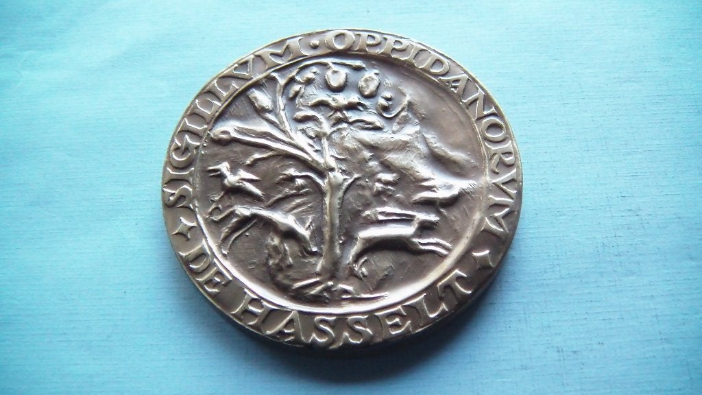 médaille hasselt (50mm), Ophalen