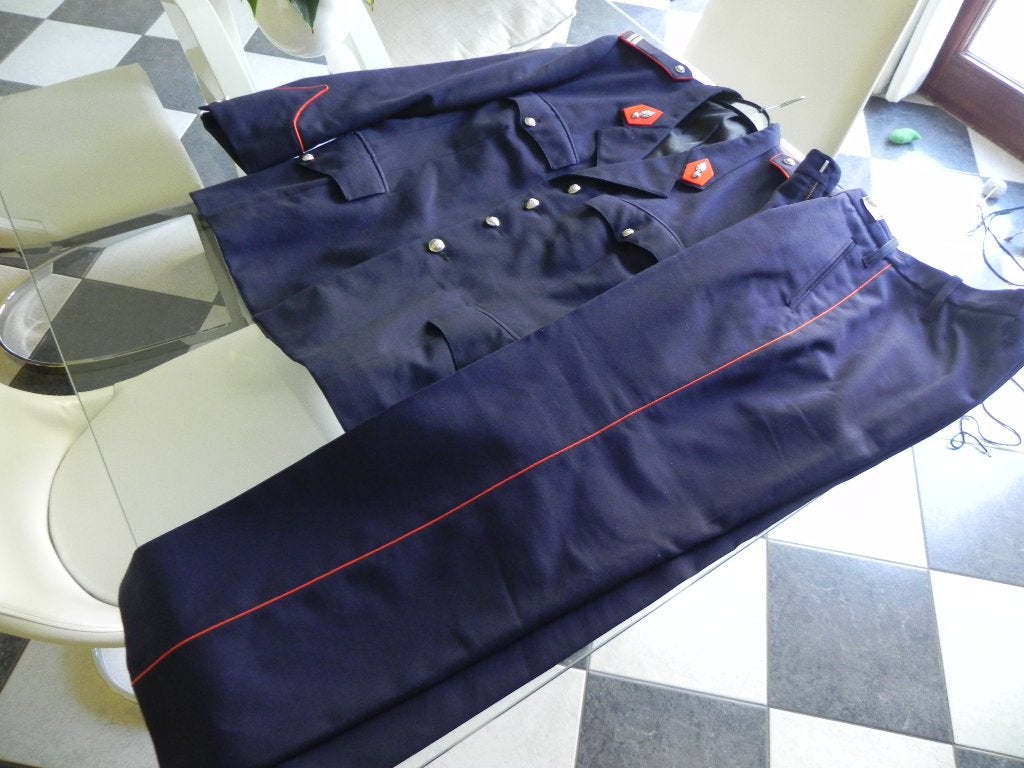 gendarmerie veste et pantalon, Enlèvement ou Envoi, Gendarmerie, Vêtements ou Chaussures