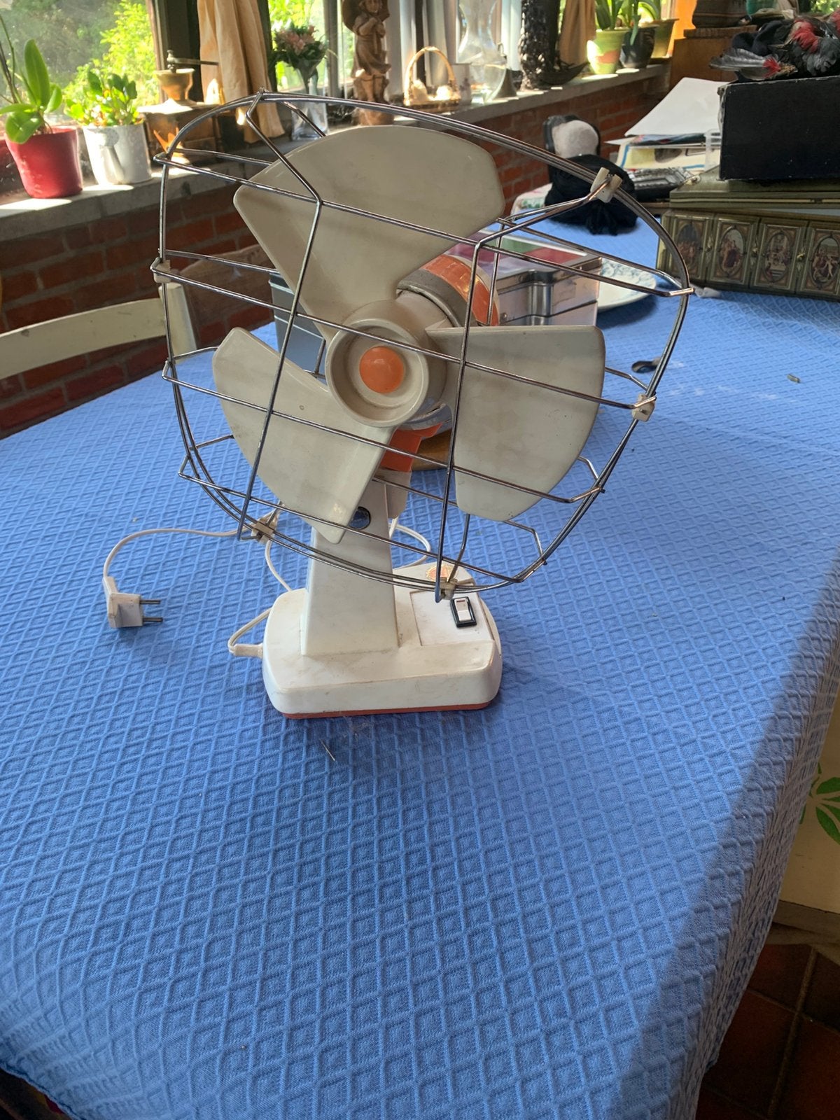 Vintage tafelventilator, Ophalen of Verzenden, Zo goed als nieuw, Tafelventilator