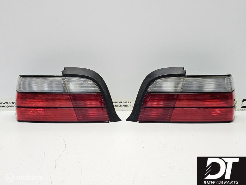 Achterlichten set wit CC BMW E36 Coupe/Cabrio 82199403098, Gebruikt, Ophalen of Verzenden, BMW, BMW