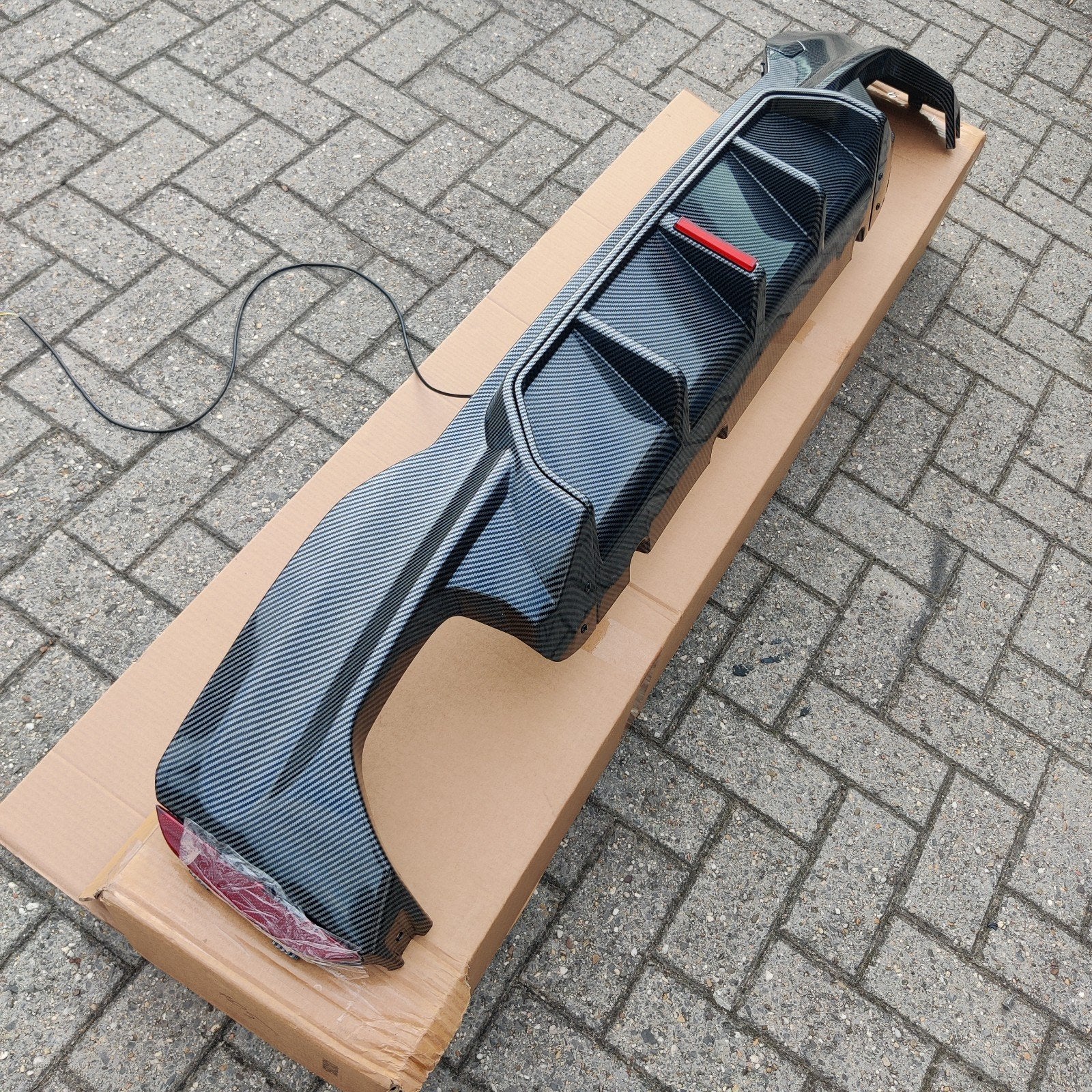 Achterbumper spoiler voor BMW 5 serie G30, Ophalen, Nieuw, Achter, Bumper