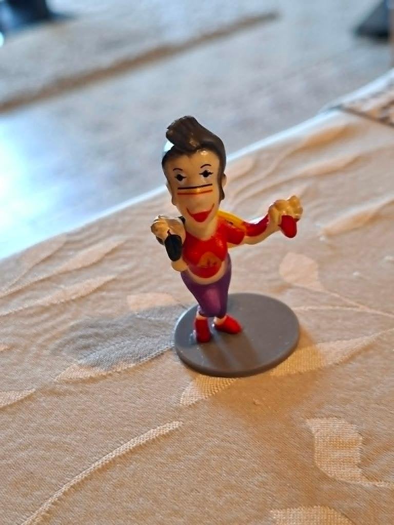 Figuurtje / Vrouwelijke supporter Rode Duivels, Verzamelen, Ophalen of Verzenden, Zo goed als nieuw, Beeldje of Poppetje