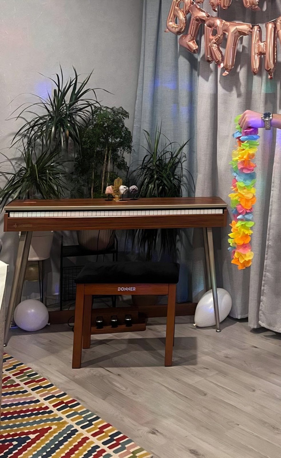 Digital Piano van Donner DPP 80, Ophalen, Bruin, Digitaal, Nieuw