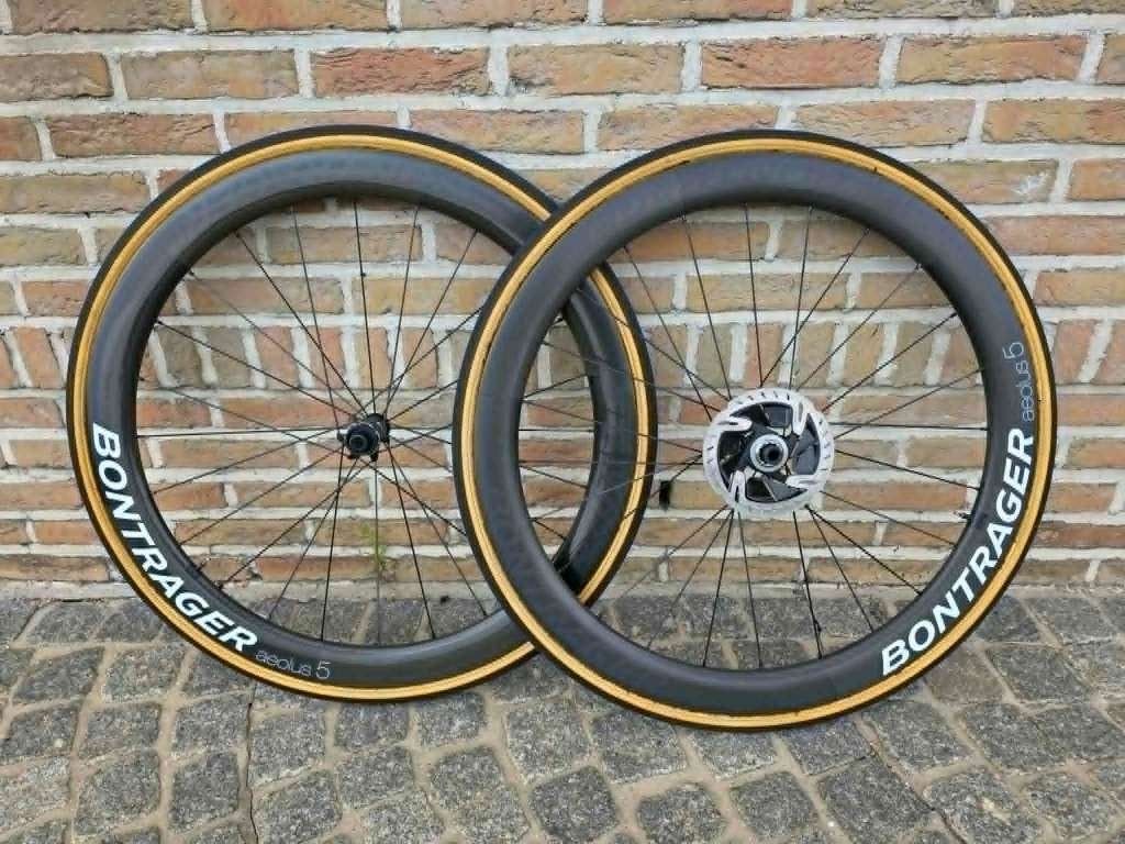 carbon wielen bontrager a5, Ophalen, Zo goed als nieuw, Carbon, Schijfrem
