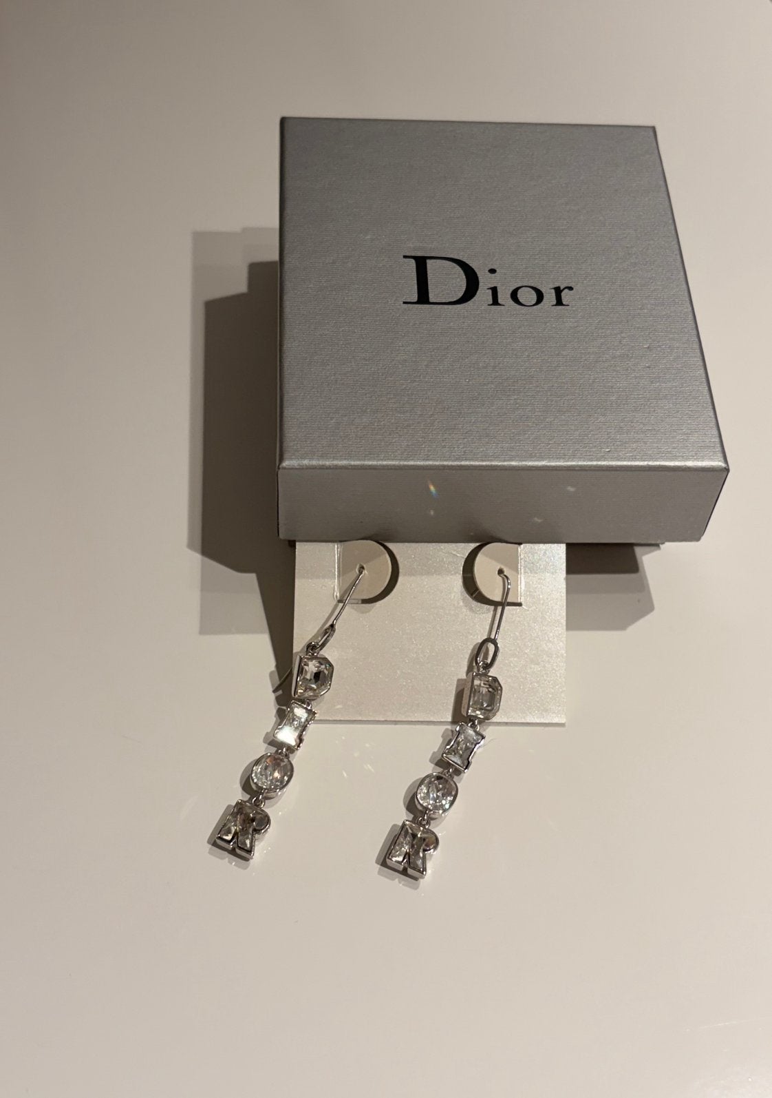 Oorbellen christian dior, Handtassen en Accessoires, Oorbellen, Met kristal, Overige materialen, Verzenden, Wit