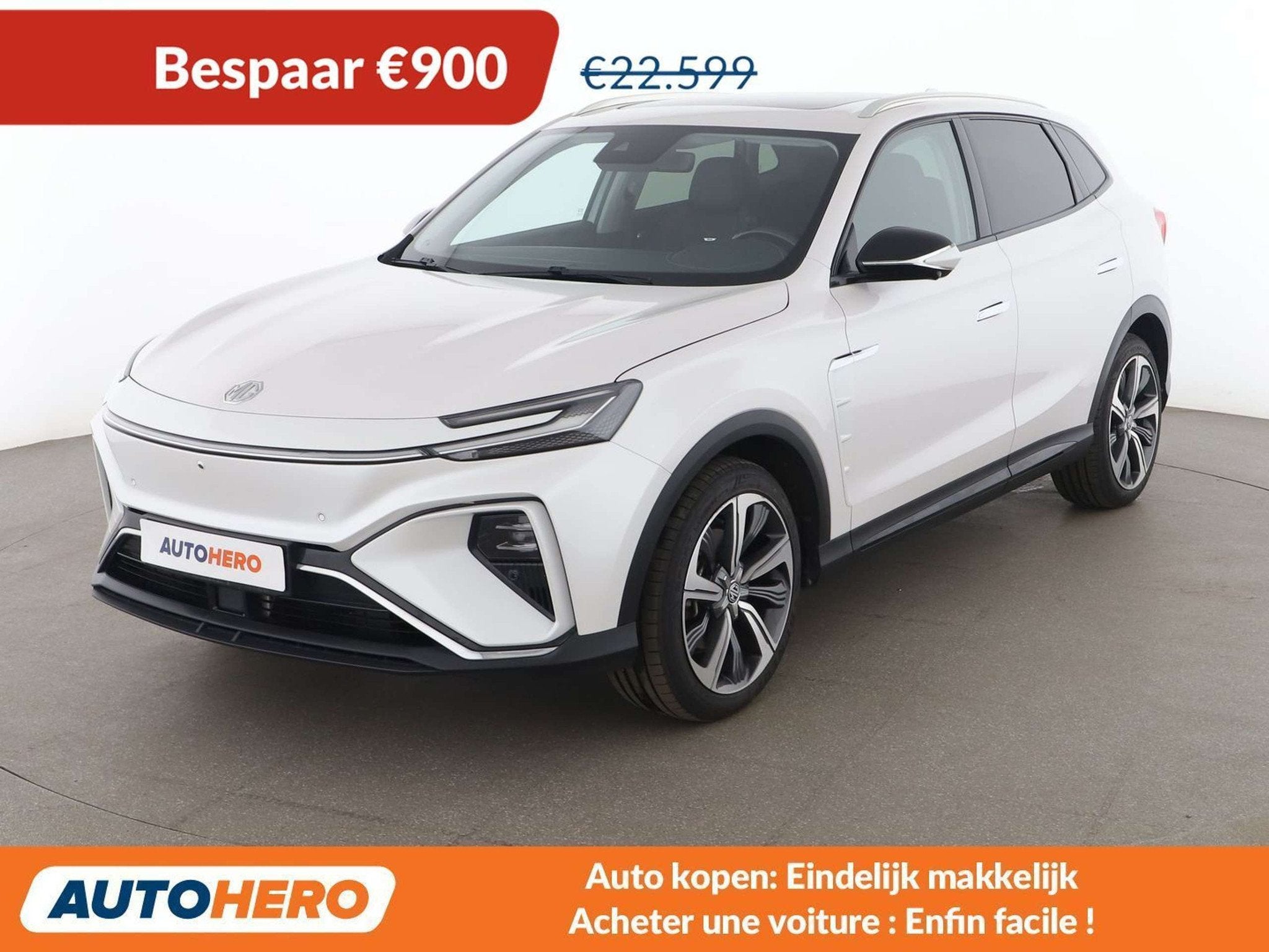 MG Marvel R electric drive 132 kW Luxury (bj 2022), Auto's, MG, Automaat, Wit, Leder, Elektrisch
