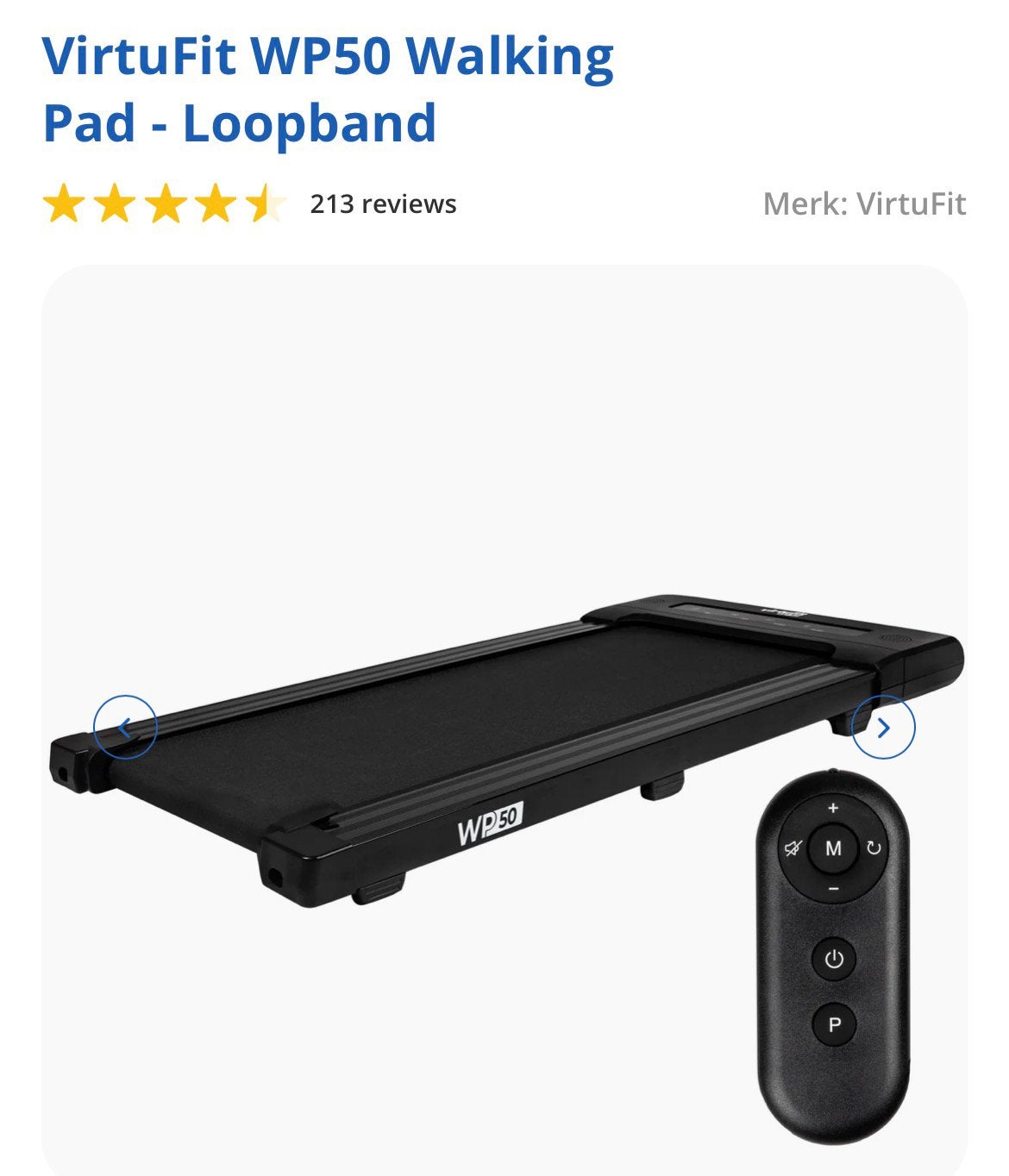 Loop-wandelband, Ophalen, Zo goed als nieuw, Loopband