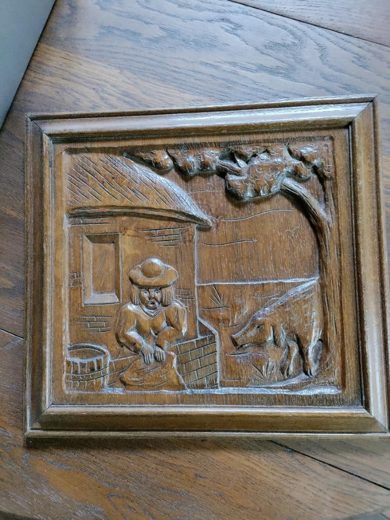 Bas relief en bois au choix 5€/P, Enlèvement, Bois, Décoration murale
