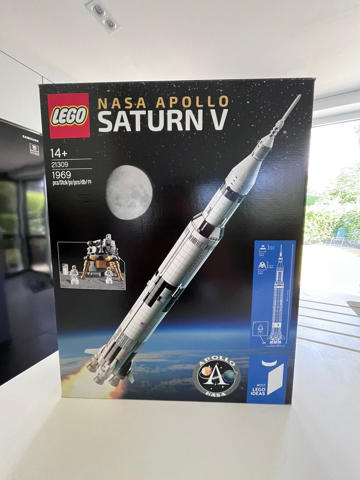 21409 Lego Ideas NASA APOLLO Saturn V, Kinderen en Baby's, Speelgoed | Duplo en Lego, Ophalen, Lego, Compleet, Complete set
