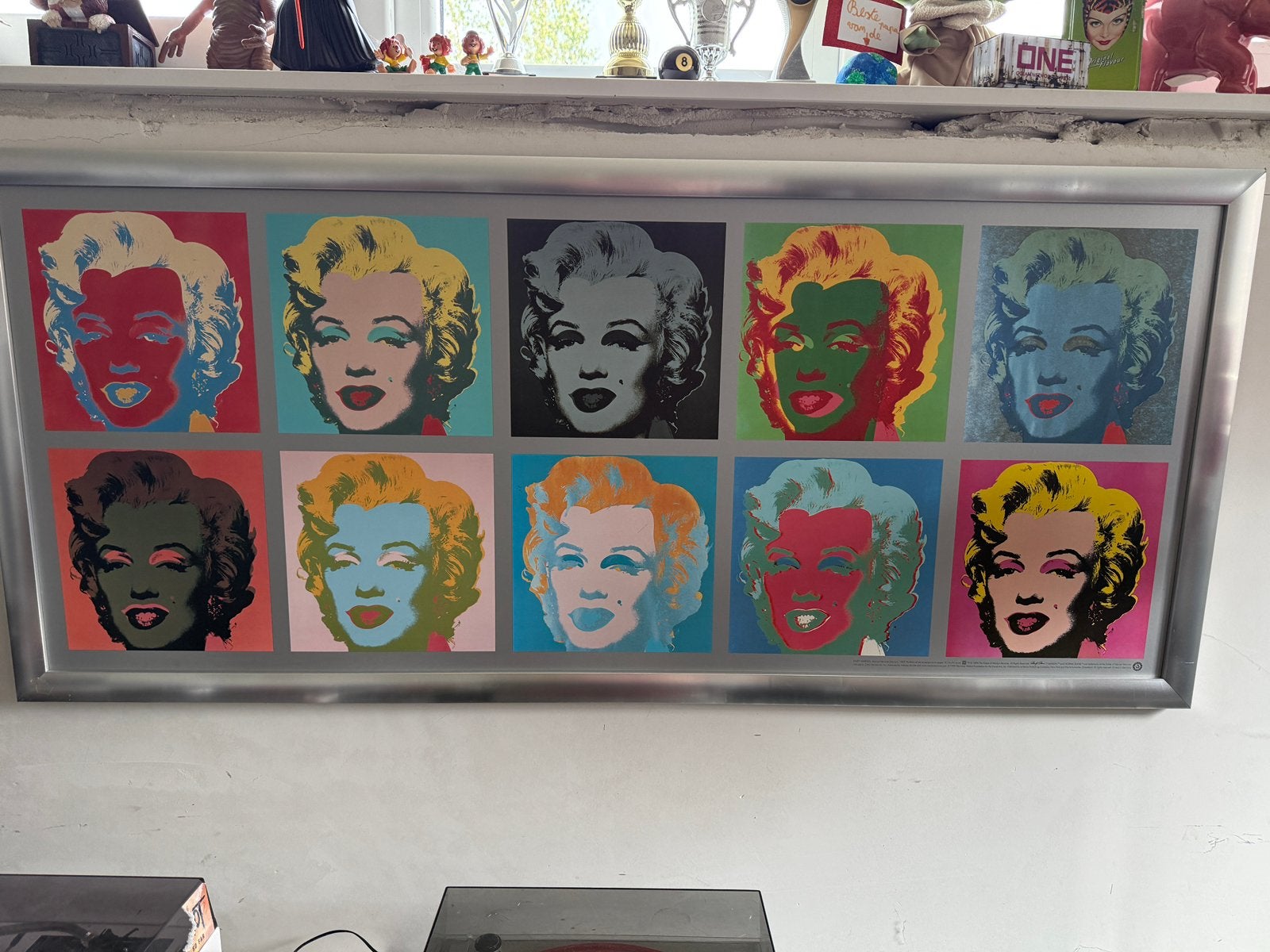 Kader Andy Warhol Marilyn Monroe, Ophalen