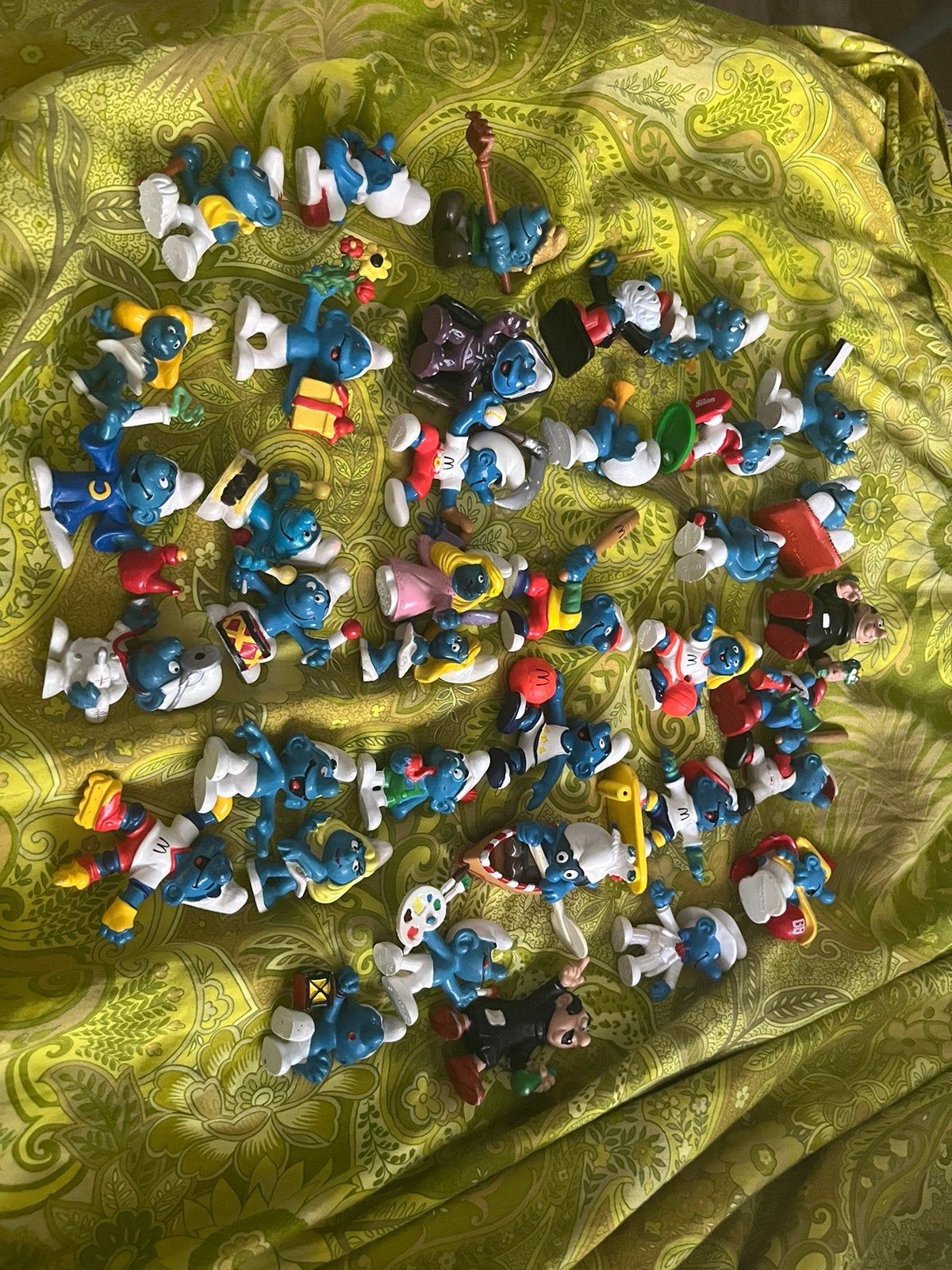 Lot 32 figurines Schtroumpfs, Verzamelen, Ophalen, Zo goed als nieuw