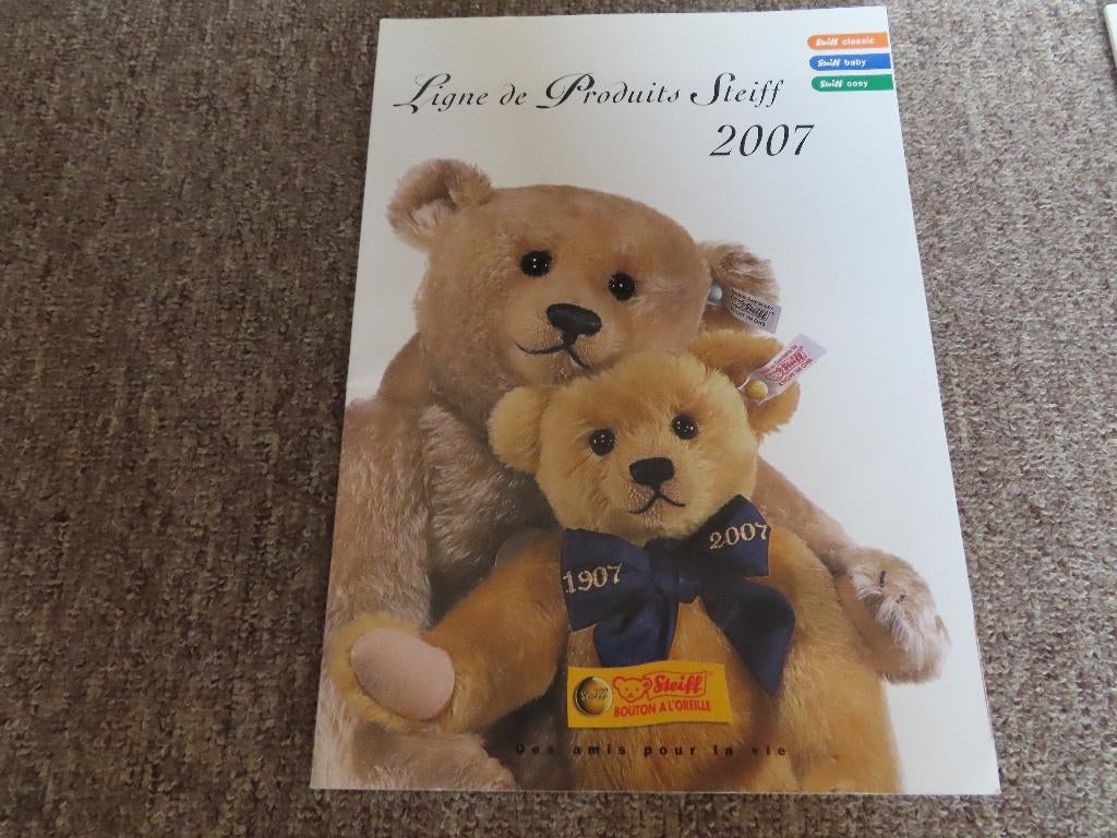 Catalogues Steiff 2007 à 2012– plusieurs différents, Collections, Ours & Peluches, Enlèvement ou Envoi, Comme neuf, Steiff