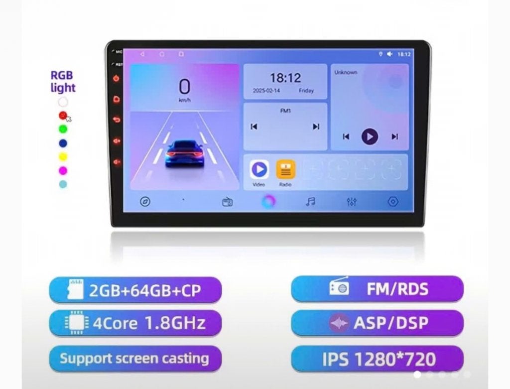 CarPlay autoradio, Android 10”, Auto diversen, Autoradio's, Ophalen, Nieuw
