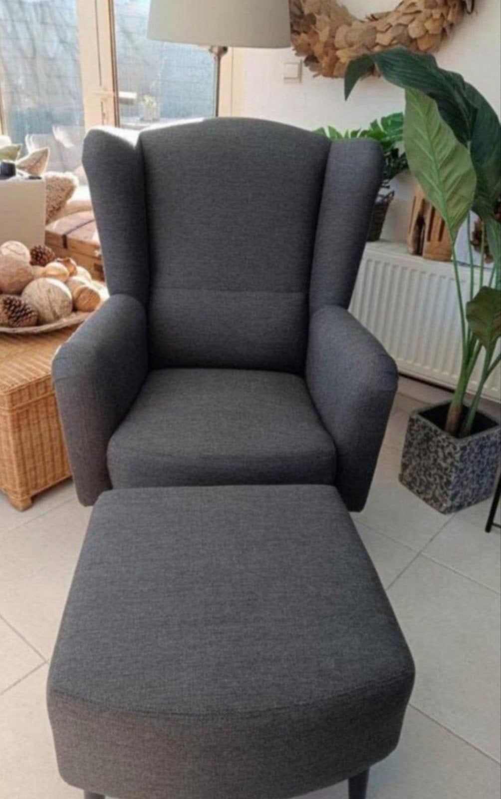 oorfauteuil met voetenbank, Huis en Inrichting, Ophalen