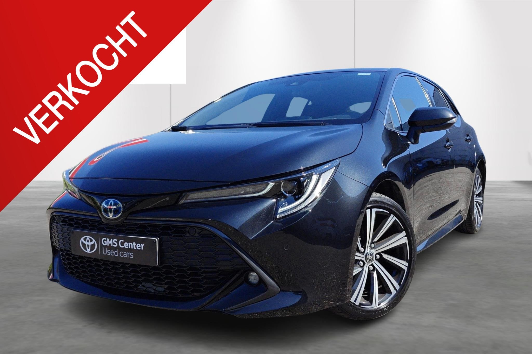 Toyota Corolla 1.8 Hybrid Style e-CVT - incl 2 jaar KARE, Gebruikt, 4 cilinders, Corolla, Zwart