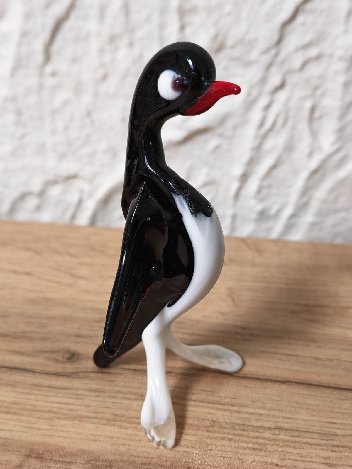 Vintage glazen pinguïn - Murano stijl, Ophalen of Verzenden