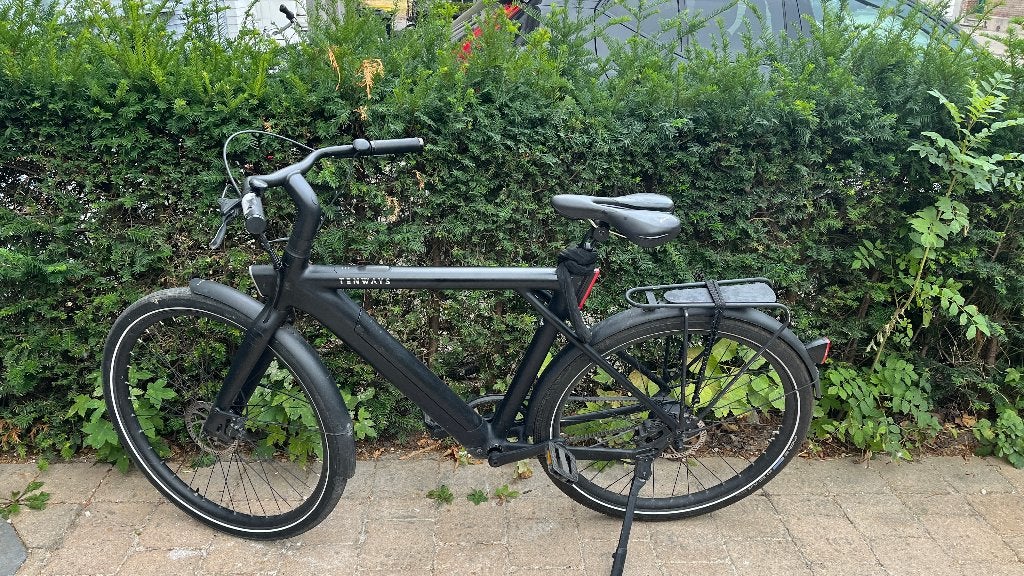 Ebike Tenways CGO009 zwart – sportieve elektrische fiets, Ophalen, Gebruikt, 50 km per accu of meer, Overige merken