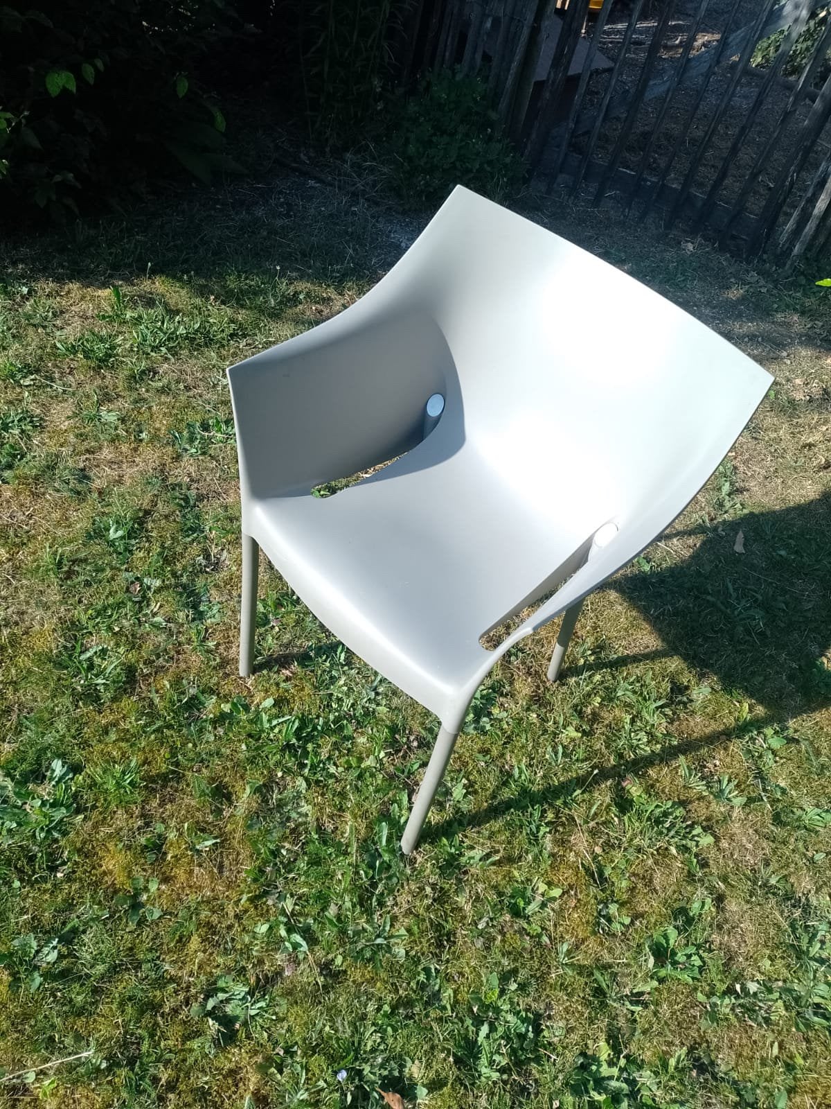6 stoelen Dr. No - Starck voor Kartell, Enlèvement, Utilisé, Gris, Cinq, Six Chaises ou plus