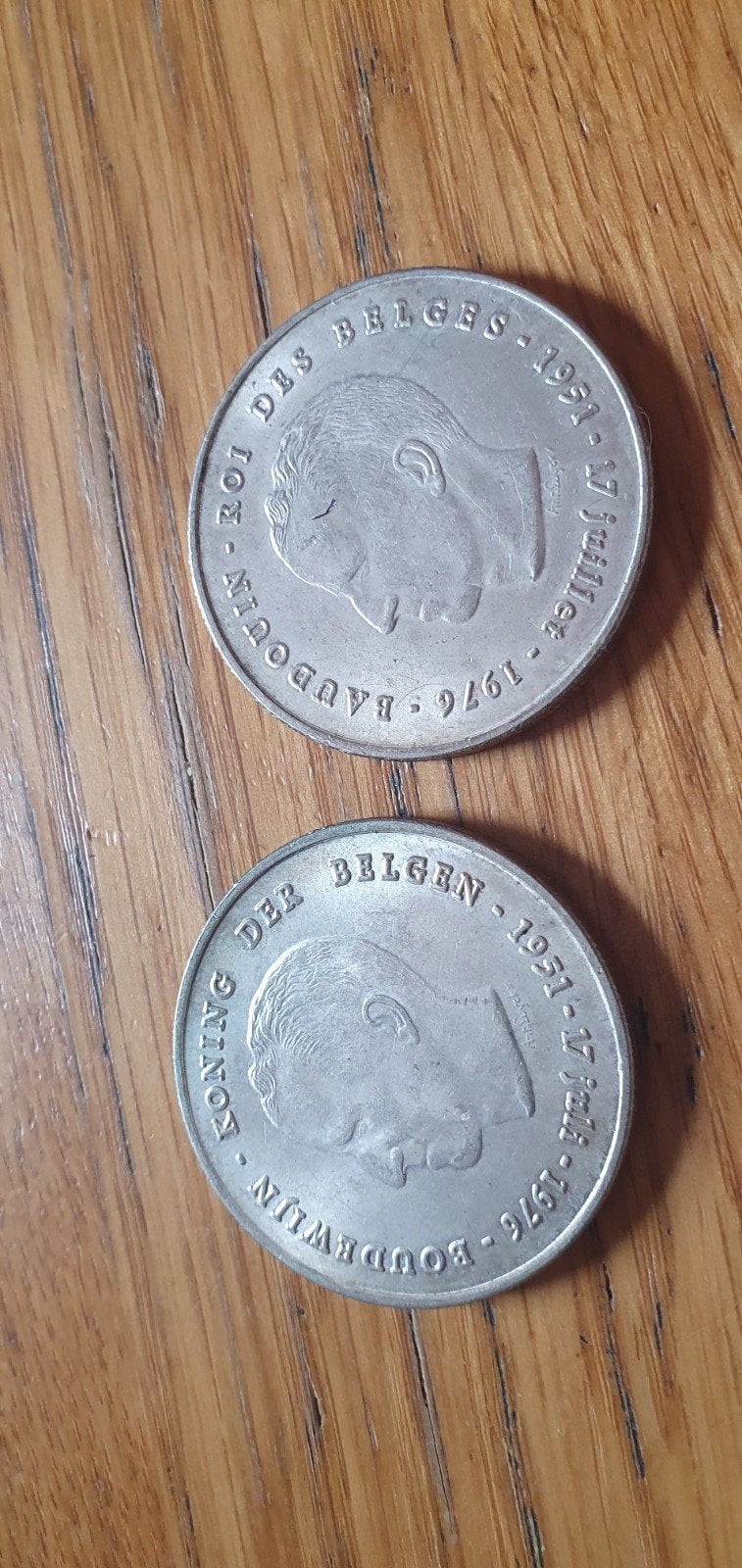 Pièces commémoratives du règne du Roi Baudouin, Enlèvement ou Envoi