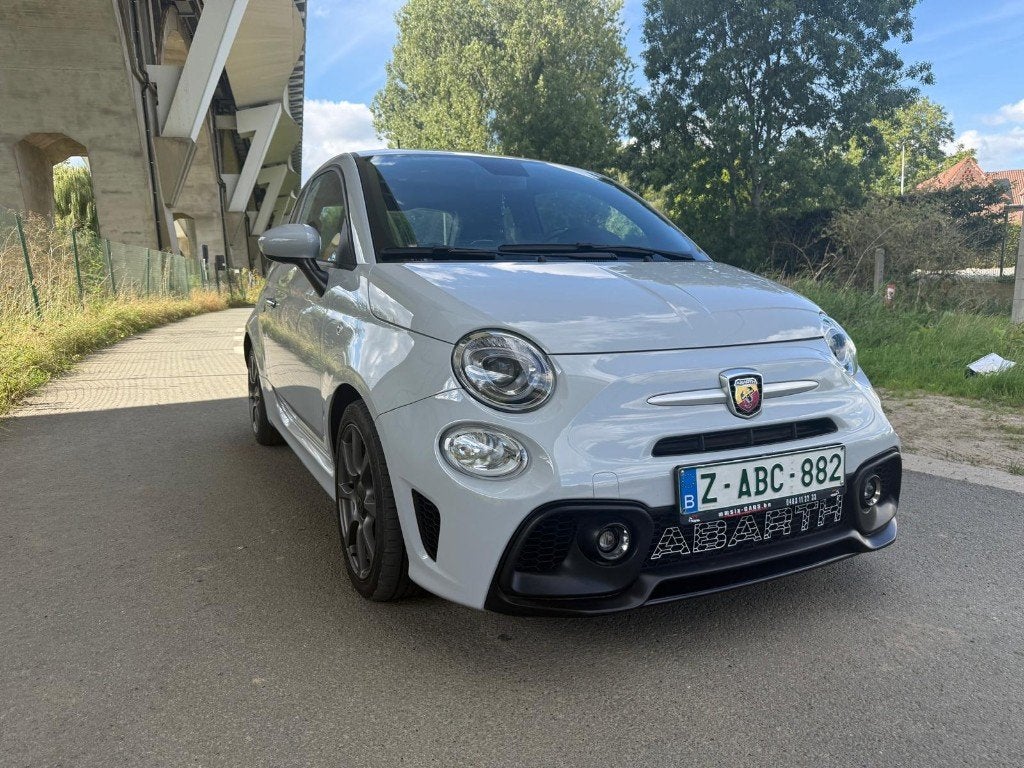 Abarth-SCORPION/595-NARDO GREY/23.950km/CAR-PASS/Comme New!!, Autos, Argent ou Gris, Achat, Entreprise, Garantie prolongée