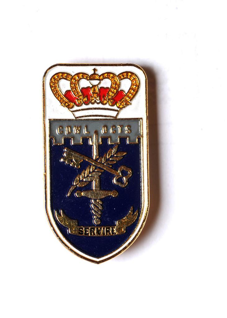 Centrale Dienst voor Wedden en Lonen - Borsthanger (2), Verzenden, Landmacht, Embleem of Badge