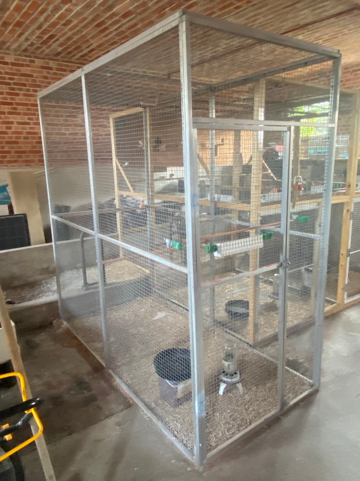 Aluminium Voleire 2x2x1, Dieren en Toebehoren, Ophalen, Zo goed als nieuw, Aluminium