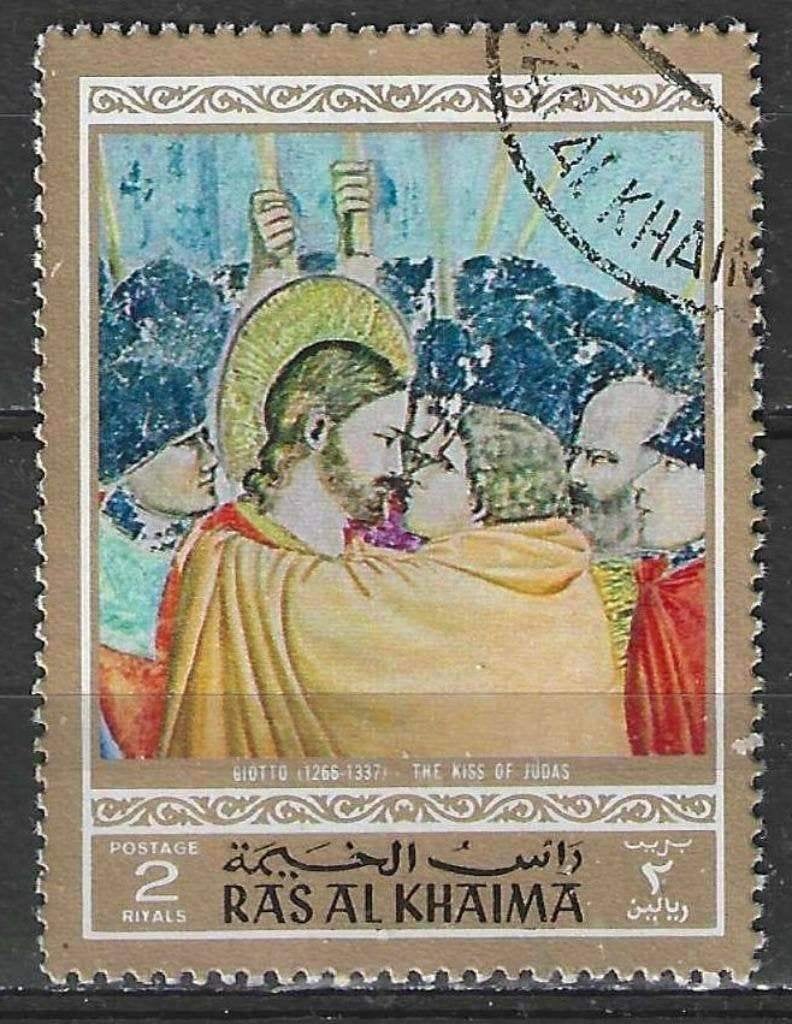 Ras Al Khaima 1970 - Stampworld 542 - Jezus Christus (ST), Verzenden, Gestempeld