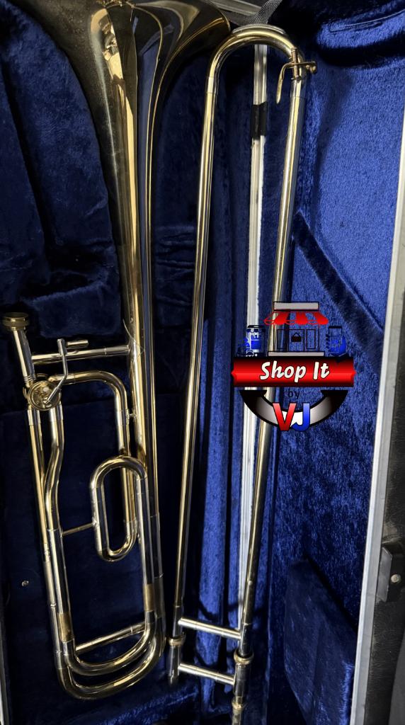 Tenor Trombone Amati asl342 met kwartventiel, Musique & Instruments, Instruments à vent | Trombones, Enlèvement, Utilisé, Ténor